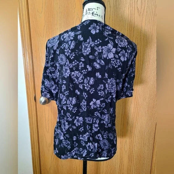 Forever 21 floral print open front kimono top - Picture 2 of 2